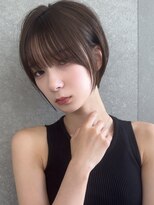 ロンド 表参道店(Lond)&nbsp;ミニウルフレイヤーカット顔周り前髪韓国ミディアムロング/