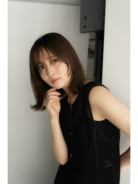 ロウ 銀座(RAW) ロブ　ボブ　切りっぱなし　シースルー　銀座