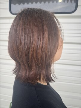 オーガニック ライフ 若葉 鶴ヶ島(organic+life) 冬の大人ボブレイヤー◎くびれ外ハネレイヤーカット