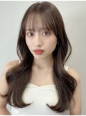 韓国風レイヤーカット髪質改善ダブルカラーハッシュカット