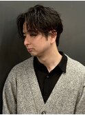 【ニュアンスパーマ】センターパート