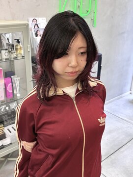 クペウ(cope'u) 【RED×BLACK】デザインハッシュカット!