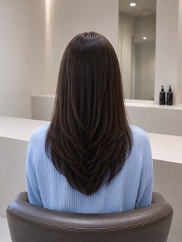 リーブル(LIBRE)の写真/忙しい朝でもワンカールで簡単に決まるレイヤーカットが得意な大人女性向けプライベートサロン