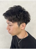 爽やかショート×シャドウパーマ