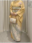 銀座訪問着レンタル　銀座訪問着着付け　銀座訪問着持込み