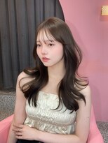 ボタン シブヤ(VOTAN SHIBUYA)&nbsp;似合わせ前髪顔まわり+透明感抜群シアーグレージュ/韓国ヘア