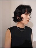 名古屋/ハッシュカット/グレージュ/デザインカラー