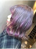 パープルピンクメッシュ