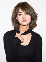 カッファ 東銀座(CUFFA)&nbsp;【CUFFA】無造作カールデザインカラー大人ボブ東銀座築地新富町