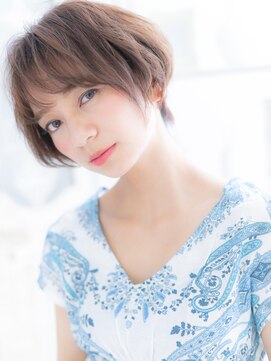 カバーヘア 上尾西口店(COVER HAIR) 目力UPの斜めバング★くせ毛風前下がりボブb上尾20代30代40代