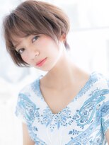 モッズヘア 上尾西口店(mod's hair) 目力UPの斜めバング★くせ毛風前下がりボブb上尾20代30代40代