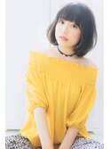 【Rire-リル銀座-】王道シルエット切りっぱなしボブ