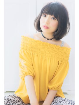 リル 7F 銀座(Rire) 【Rire-リル銀座-】王道シルエット切りっぱなしボブ