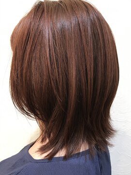 フラット 千葉(Flat.) ピンクブラウン/レイヤースタイル《JAGARA代見》