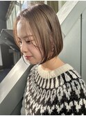「NUDE」#前下りボブ 20代30代40代 フレンチボブ ミニボブ