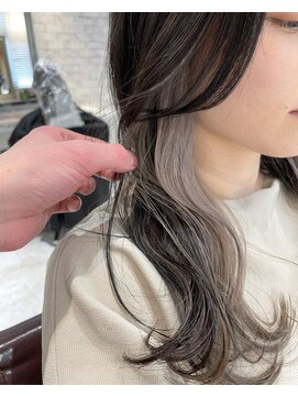アクト(ACT) ミルクティーグレージュ×インナーカラー