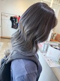 ブリーチバレイヤージュシルバーグラデーション