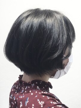 ヘアーリゾートガーデン 南林間店(Hair Resort Garden) 20代30代黒髪/大人可愛いレトロコンパクトボブ