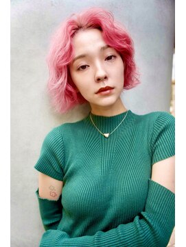 アール 北千住店(ar) ビタミンカラー ミニボブメルティーカラー/ピンクカラー[北千住]