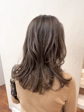 ネックス 表参道本店(nex) 【nex 表参道】白髪ぼかし ハイライト 大人レイヤー 齋藤