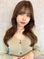 ルームバイシー 新宿(Loom. by Sea)&nbsp;グレージュカラー/シルキーベージュ/韓国風前髪/斜めバング