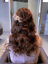 アイボリードット(ivory.)&nbsp;ハーフアップアレンジ