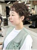 くせ毛ショート 【福岡 パーマ デジタルパーマ 髪質改善】
