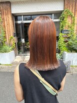 へアサロンアンドカフェガーデン(hair salon&cafe GARDEN)&nbsp;ブリーチなしカラー/オレンジカラー/美髪カラー