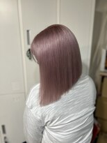 ラフ 難波店(LAFF) #黒髪#ボブルフ#ネビージュ#小顔#ワンレン