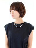 【坂本拓麻】顔まわりレイヤー×ストレートショートボブ