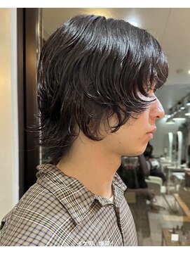 ギフト(GIFT) wolf perm メンズパーマ　ウルフパーマ　顔まわりレイヤー