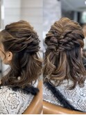 結婚式ヘアセット☆