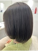 ナチュラルで可愛い丸みボブ