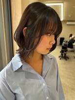 ドロシー 郡山桑野店(Dorothy) 黒髪ボブルフネビージュ小顔ワンレン