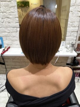 フリーラ 横浜(freera) 髪質改善サラサラプレミアムストレート大人ガーリー韓国ボブ横浜