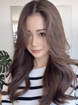 プカナ ラ(pukana_La) グレージュ/ブラウン/鳳/ブリーチ