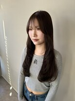 ハイフン 伊勢崎(hyphen)&nbsp;レイヤーカット☆韓国ヘア☆髪質改善☆オリーブベージュ