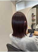 簡単スタイリングで外ハネボブ