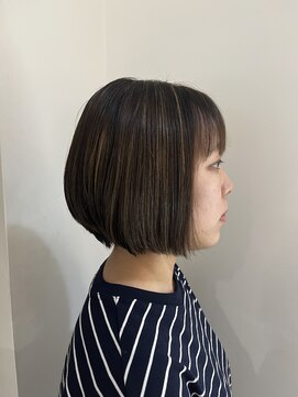 アルバサンス(albasanz) ハイライトショートボブ