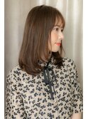 □ミルクティーアッシュ前下がりレイヤー405北浦和30代40代50代