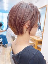 セイドット オモテサンドウ(Say. omotesando) Say.ショートボブくびれショートひし形ショートピンクベージュ