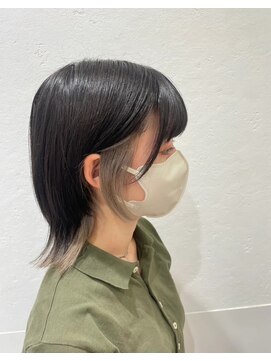 テーラヘアー 東金店(TELA HAIR) インナーカラー黒×ホワイトベージュ♪