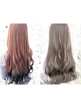 アパレルStaffも通うトレンドサロン★[グラデーション/ハイライト/アクセントカラー]など最新技術を堪能♪