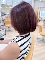 モリオ フロム ロンドン 成増店&nbsp;【morio成増/児玉】丸みボブ　ベリーレッドブラウン