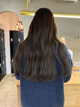 ローレン(LOREN) 透明感髪質改善ベージュダブルカラーミルクティーグレージュ