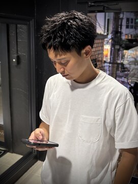 アウル 心斎橋(owl) 【刈り上げスパイキーショート】短髪/ピンパーマ/men's