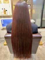 オンスター(ONSTAR)&nbsp;カット＋艶感レッドカラー＋TOKIOトリートメントで美髪に