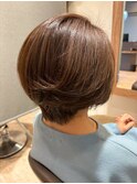 大人ショート/ライトブラウン/似合わせスタイル
