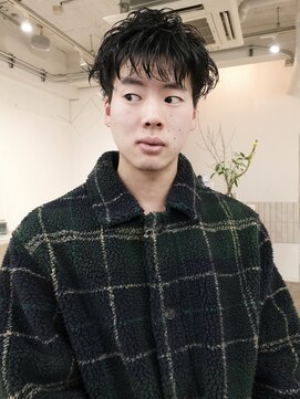 テルヴェ(Terve) ニュアンスパーマ×ルーズショートで無造作メンズスタイル