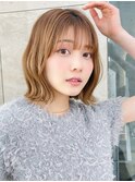 ボブ/ブリーチなし/髪質改善/イノアカラー/韓国ボブ/立川ボブ